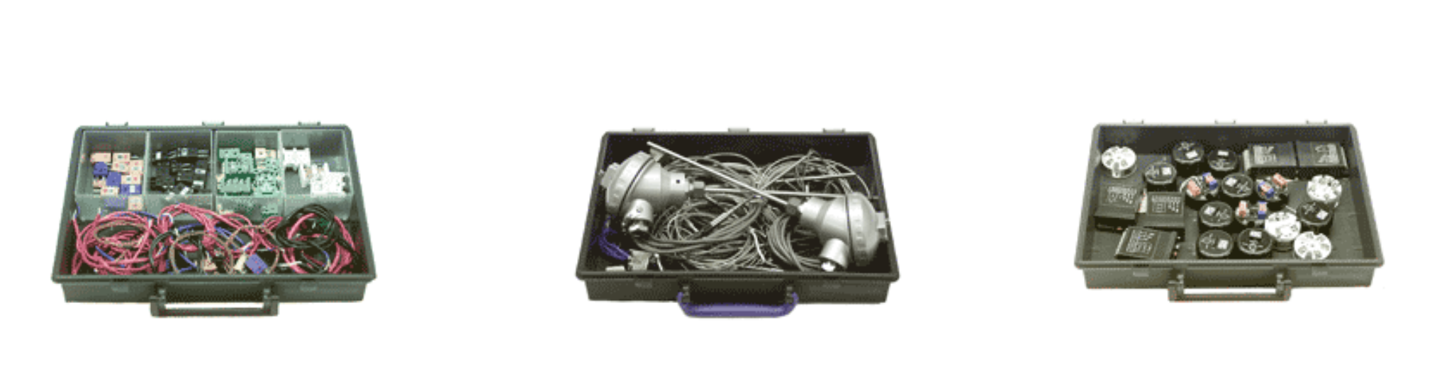 Thermocouple cables, connectors, sensors and transmitter heads